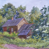 Деревенский домик, 2008
24.5x32 см; картина не продается