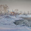 Зимнее утро на Клязьме, 2015
46.5x61.5 см; картина не продается