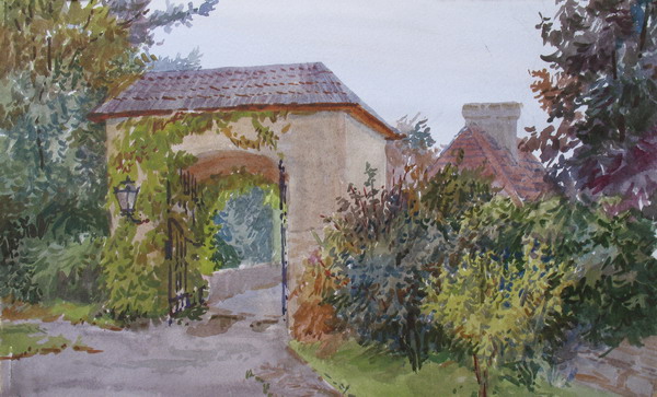 Виктория Кирьянова. Въездные ворота в замок Оберранна, 2005